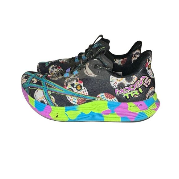 Asics Noosa Tri 15 Women’s Running Shoes Avant Garde Dia De Los Muertos Size 9 - Picture 1 of 8